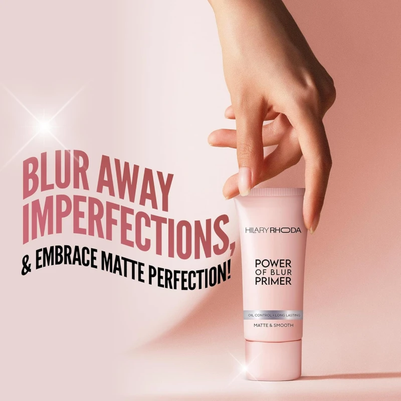 HR Power of Blur Primer for face | Primer | Makeup Primer | HR Primer | Silicone-Based & Pore Filling | Matte Finish, Oil Control, Waterproof & Vitamin Enriched | 30ml | HR P07 Primer - Thumbnail 4